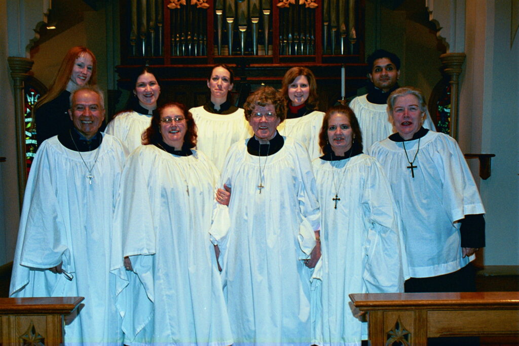 Rita and singing bunch of English Evangelical Lutheran Church of the Good Shepherd, Bay Ridge Brooklyn, NY 11209